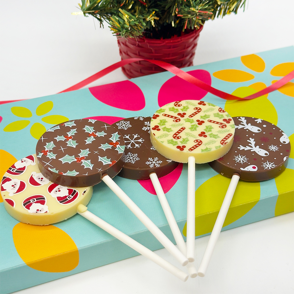 10 Christmas Chocolate Lollies
