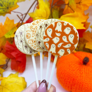 4 Halloween Chocolate Lollies