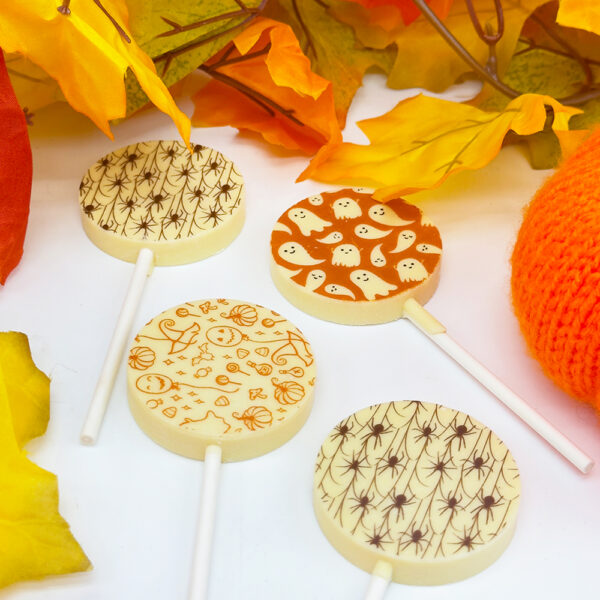 4 Halloween Chocolate Lollies - Image 2