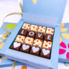 Personalised Message Love And Hearts Chocolates