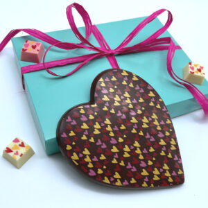 Large Dark Chocolate Heart Gift