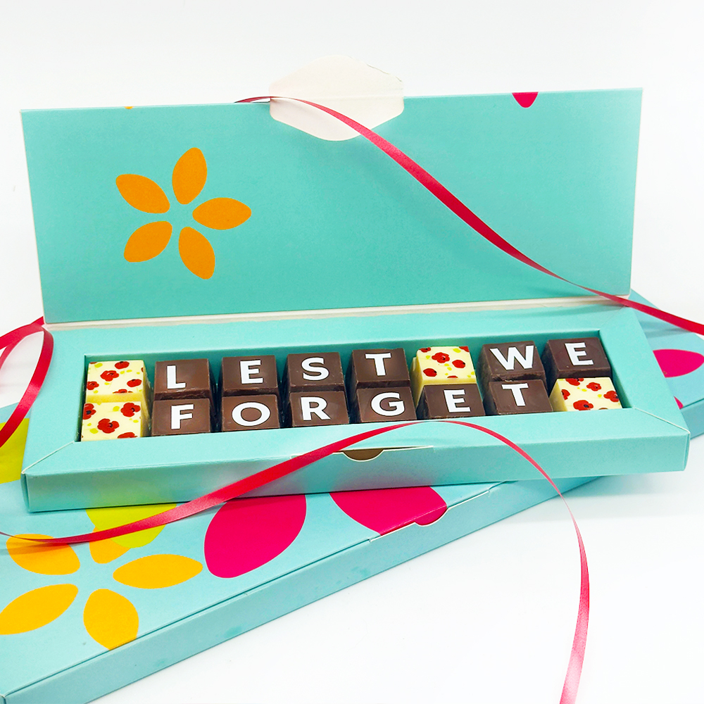 'Lest We Forget' Chocolate Box