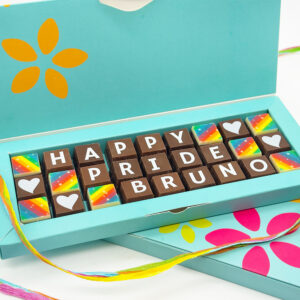 Personalised Pride Month Chocolate Box