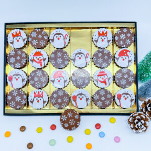 Penguin and Snowflake Christmas Chocolate Gift Box