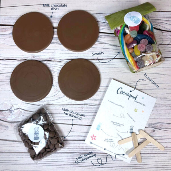 Funny Face Chocolate Activity Kit