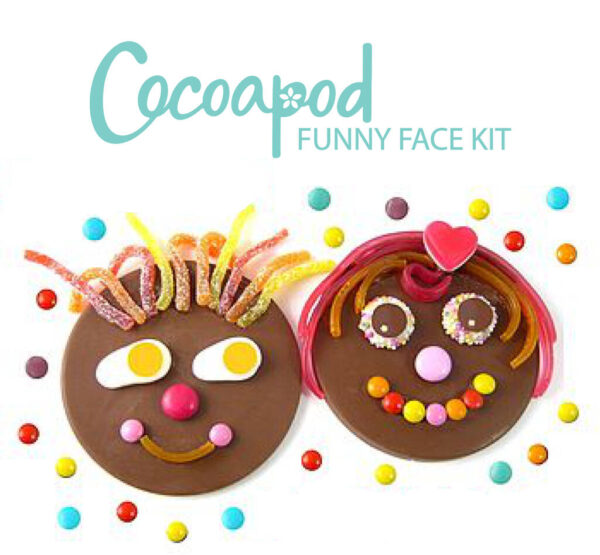 Chocolate funny face activity kit