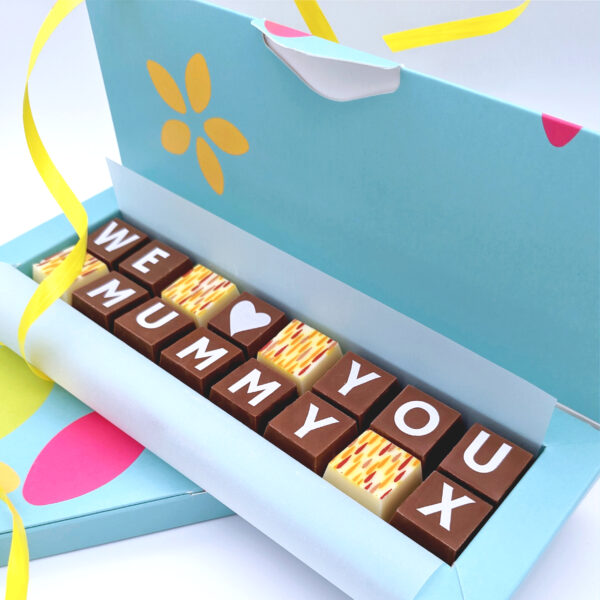 We love you Mummy chocolates by cocoapod